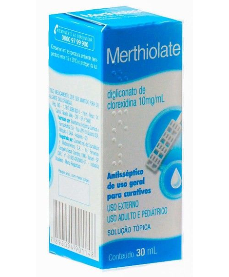 imagem do produto Merthiolate 30ml - MANTECORP FARMASA