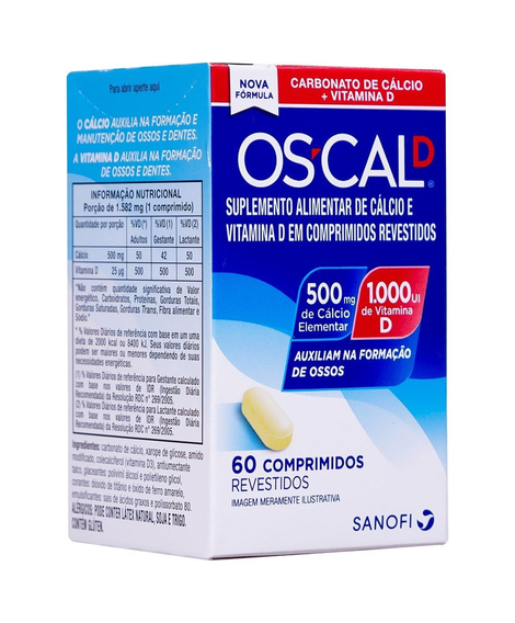 imagem do produto Mobility oscal d 500mg+1000ui 60 comprimidos - SANOFI