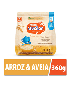 imagem de Mucilon arroz e aveia sachê 360g - NESTLE
