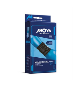 imagem de Munhequeira elastica mova  tam unico preta 1un - MIDIAN