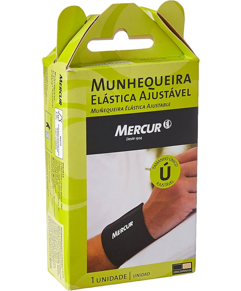 imagem do produto Munhequeira mercur preta - MERCUR