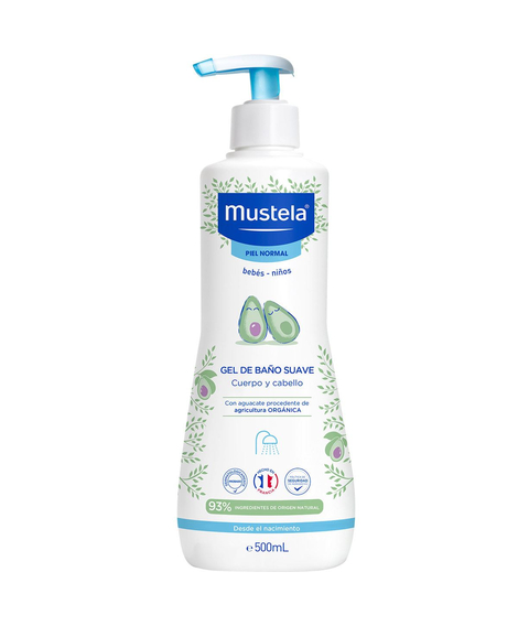 imagem do produto Mustela gel lavante suave 500ml - MUSTELA