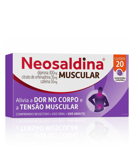 imagem do produto Neosaldina max muscular 20 comprimidos  - MANTECORP FARMASA