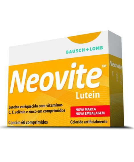 imagem do produto Neovite lutein 60 comprimidos - BAUSCH E LOMB