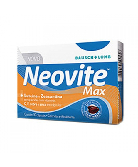 imagem do produto Neovite max 30 capsulas - BAUSCH E LOMB