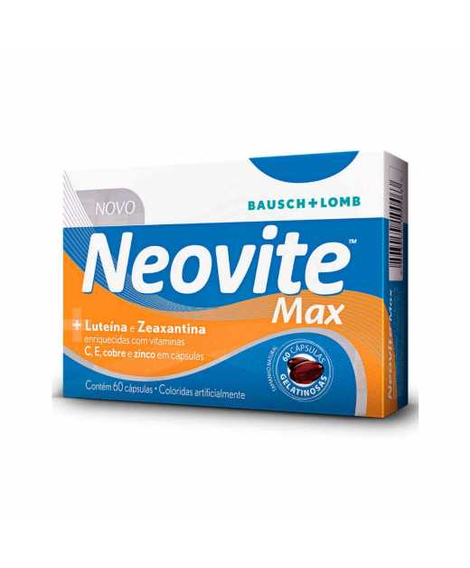 imagem do produto Neovite max 60 capsulas - BAUSCH E LOMB