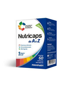 imagem de Nutricaps a z 60 cápsulas - MAXINUTRI