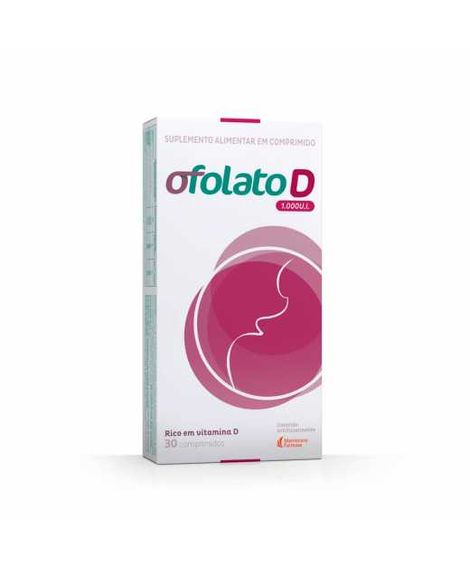 imagem do produto Ofolato d 1000ui 30 comprimidos - MANTECORP FARMASA