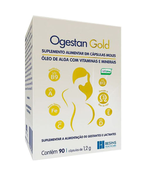 imagem do produto Ogestan Gold 90 Cpsulas - BESINS HEALTHCARE DO BRASIL LTDA
