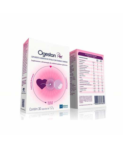 imagem de Ogestan pre 30 cápsulas - BESINS HEALTHCARE DO BRASIL LTDA