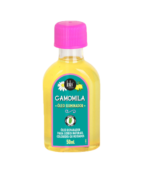 imagem do produto leo capilar reparador lola camomila 50ml - LOLA COSMETICOS