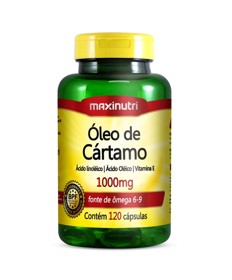 imagem do produto �leo de c�rtamo 1000mg 120 c�psulas - MAXINUTRI