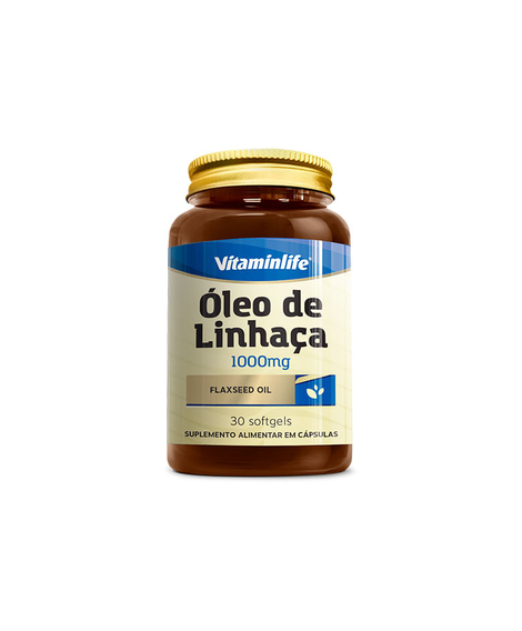 imagem do produto �leo de linha�a 1000mg 30 c�psulas - MAXINUTRI