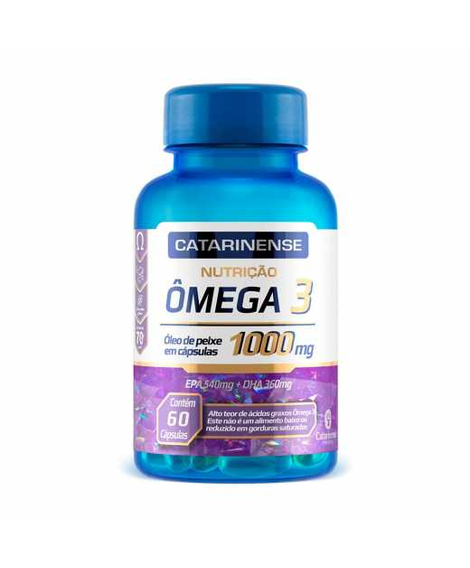 imagem do produto Omega 3 1000mg 60 c�psulas catarinense - CATARINENSE