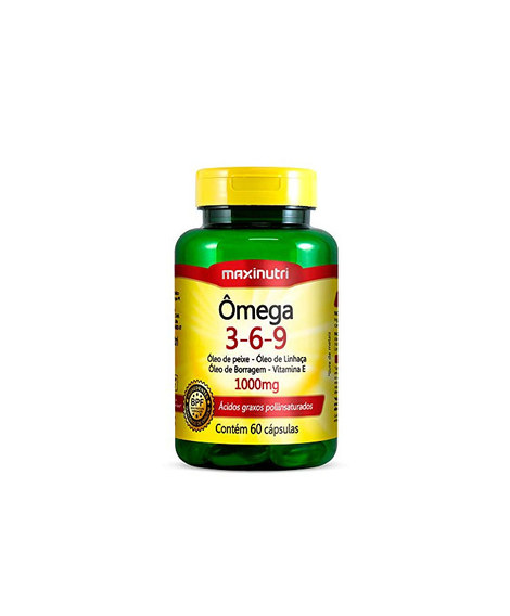 imagem do produto �mega 3-6-9 1000mg 60 c�psulas - MAXINUTRI
