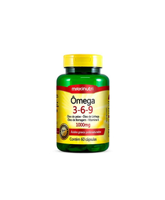 imagem de Ômega 3-6-9 1000mg 60 cápsulas - MAXINUTRI