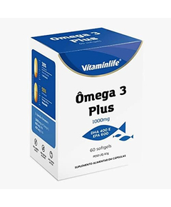 imagem de Ômega 3 plus 1000mg 60 cápsulas - VITAMINLIFE