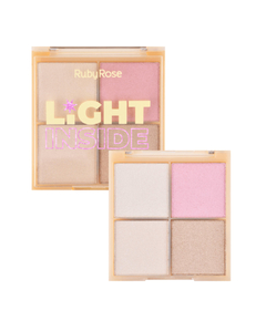imagem de Paleta de iluminador rubyrose light inside  - RUBY ROSE