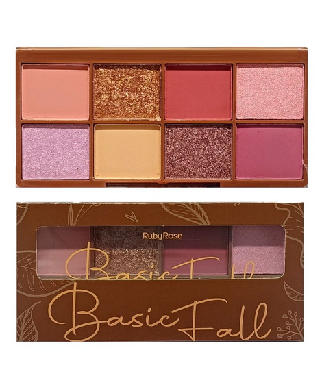 imagem do produto Paleta de sombras basic fall - RUBY ROSE