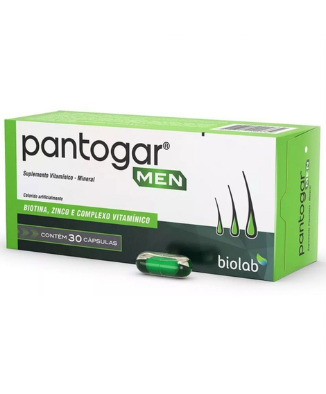 imagem do produto Pantogar Men 30 Cpsulas - BIOLAB