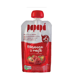 imagem de Papinha papapa organica morango/maca 100g - PAPAPA