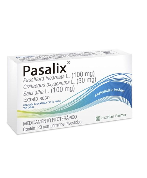 imagem do produto Pasalix 20 comprimidos - MARJAN