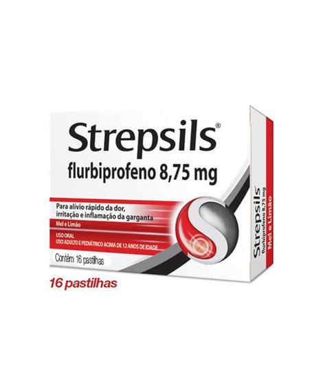 imagem do produto Pastilhas strepsils mel e limao 16 unidades - RECKITT BENCKISER