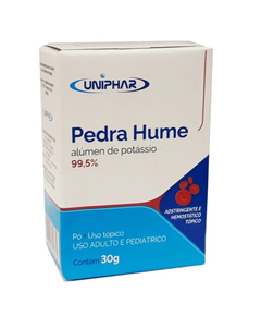 imagem de Pedra hume uniphar em po 30g - UNIPHAR