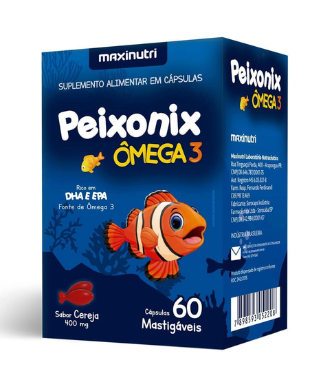 imagem do produto Peixonix mega 3 60 cpsulas - MAXINUTRI