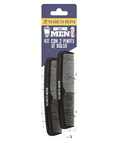 imagem de Pente marco boni men 2 unidades de bolso ref: 0891 - MARCO BONI