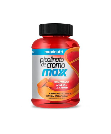 imagem do produto Picolinato de cromo maxx 120 cpsulas - MAXINUTRI