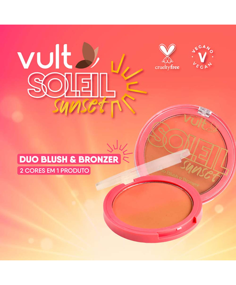 imagem do produto P compacto vult soleil sunset 6g - VULT COSMETICA