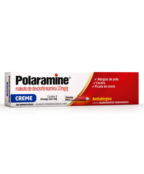imagem do produto Polaramine creme dermatolgico 30g - MANTECORP FARMASA