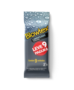 imagem de Preservativo blowtex lubrificado 9 unidades - BLOWTEX