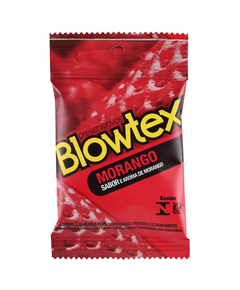 imagem de Preservativo blowtex morango 3 unidades - BLOWTEX