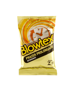 imagem de Preservativo blowtex prazer prolongado  3 unidades - BLOWTEX