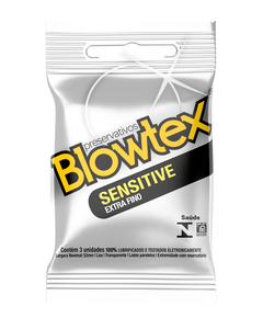 imagem de Preservativo blowtex sensitive 3 unidades - BLOWTEX