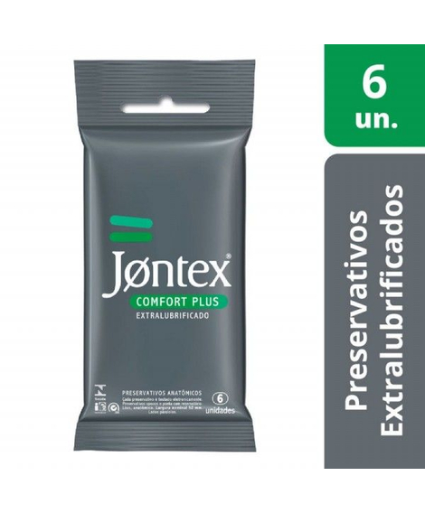 imagem do produto Preservativo jontex extra lubrificado 6 unidades - RECKITT BENCKISER