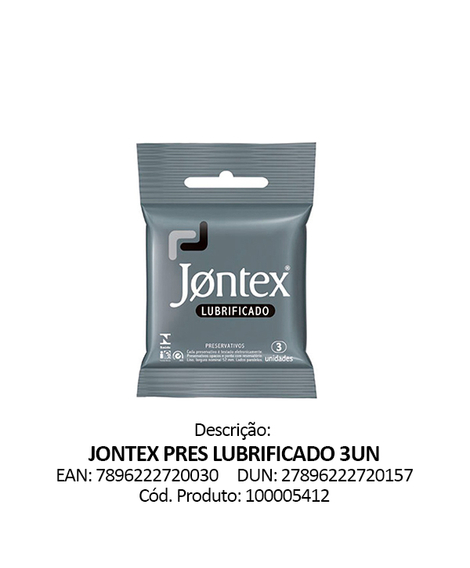 imagem do produto Preservativo jontex lubrificado 3 unidades - RECKITT BENCKISER