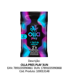 imagem de Preservativo olla play 3 unidades - RECKITT BENCKISER