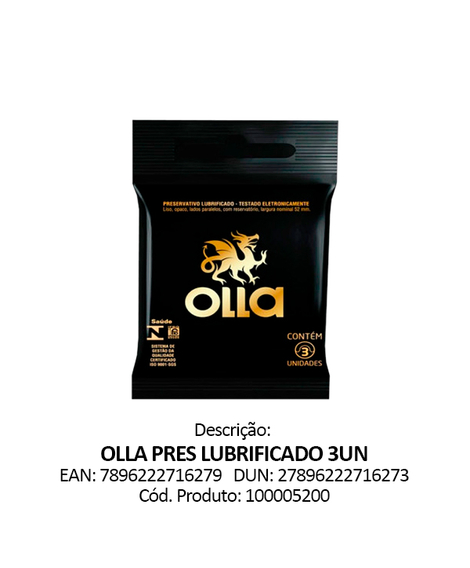 imagem do produto Preservativo olla tradicional 3 unidades - RECKITT BENCKISER