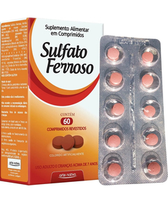 imagem de Prevent immune sulfato ferroso 60 comprimidos revestidos - PREVENT PHARMA