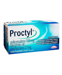 imagem de Proctyl 15 supositorio - TAKEDA