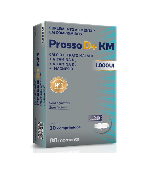 imagem do produto Prosso d+ km 1.000ui 30 comprimidos - MOMENTA