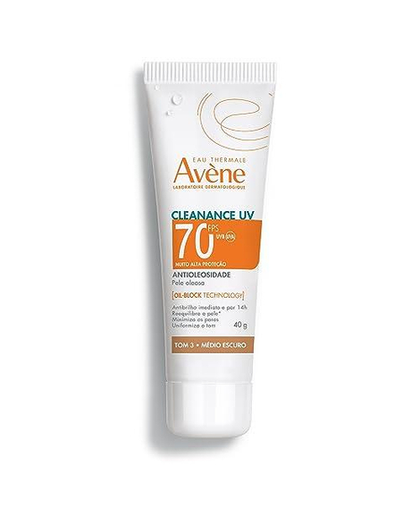 imagem do produto Protetor cleanance fps70 escuro 40g - AVNE