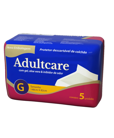 imagem do produto Protetor de colchao adultcare g 5 unidades - INCOFRAL