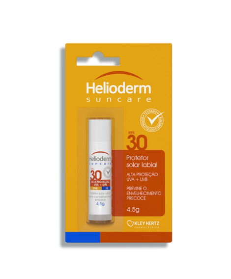 imagem do produto Protetor labial helioderm fps30 2em1 4.5g - HERTZ