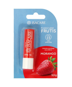 imagem de Protetor labial isacare frutis fps15 morango - ISACARE