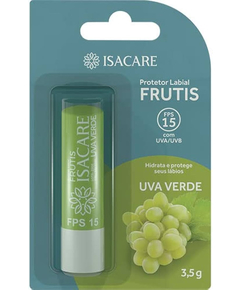 imagem de Protetor labial isacare frutis fps15 uva verde - ISACARE