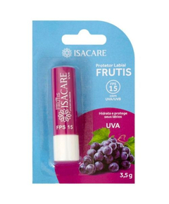 imagem de Protetor labial isacare frutis uva fps15 3,5g  - ISACARE
